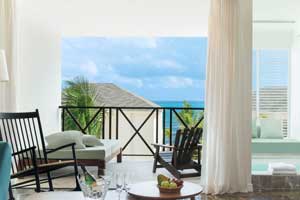 Excellence Club Junior Suite with Partial Ocean View at Excellence Oyster Bay